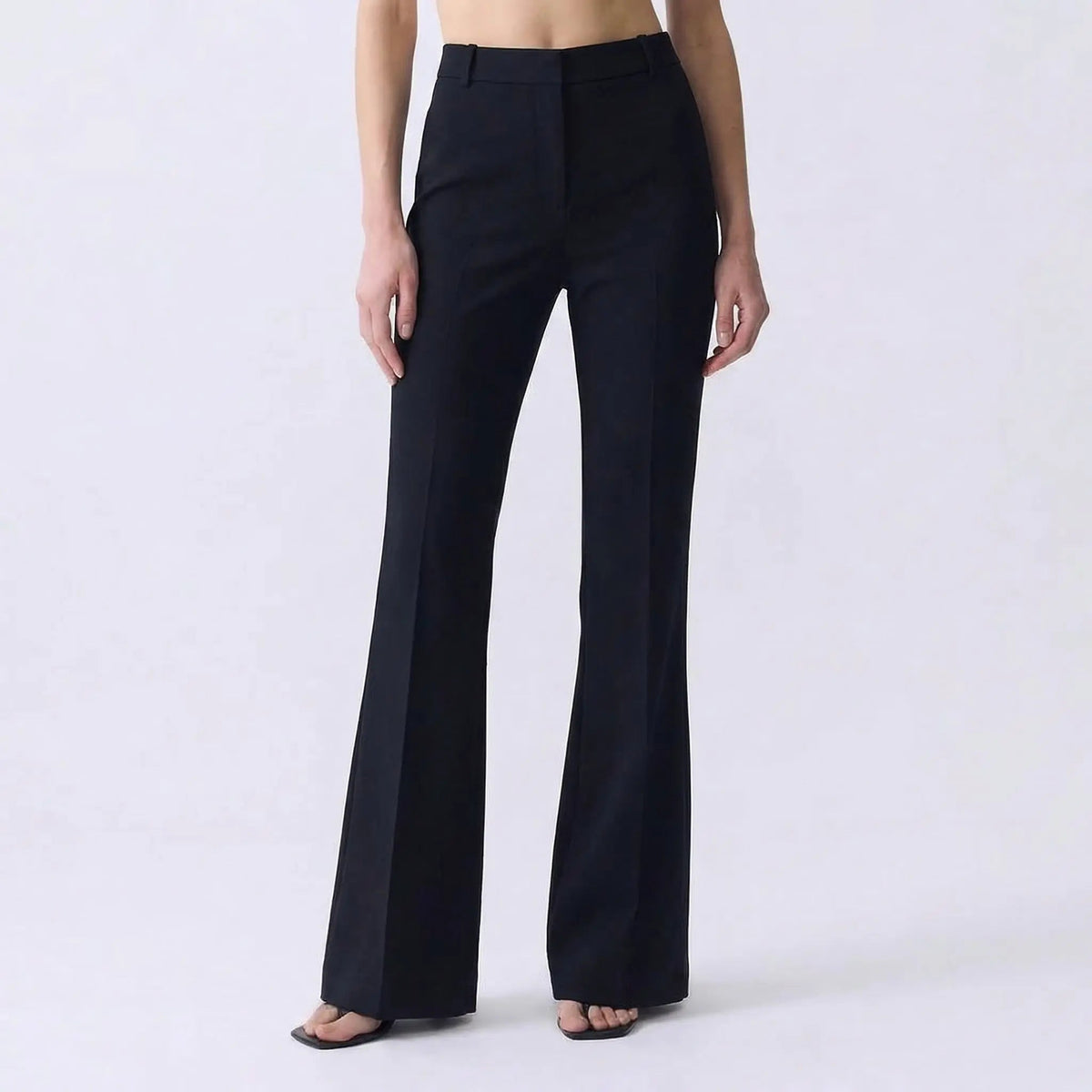 Women's High-Waist Slim-Fit Micro-Flare Bootcut Pants Edenforth