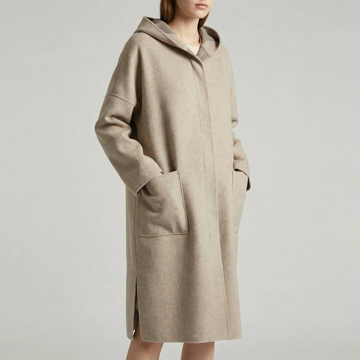 Women's Elegant Long Winter Trench Coat Edenforth