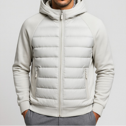 Women's Hooded Zip-Up Jacket with Ribbed Cuffs and Side Pockets 4