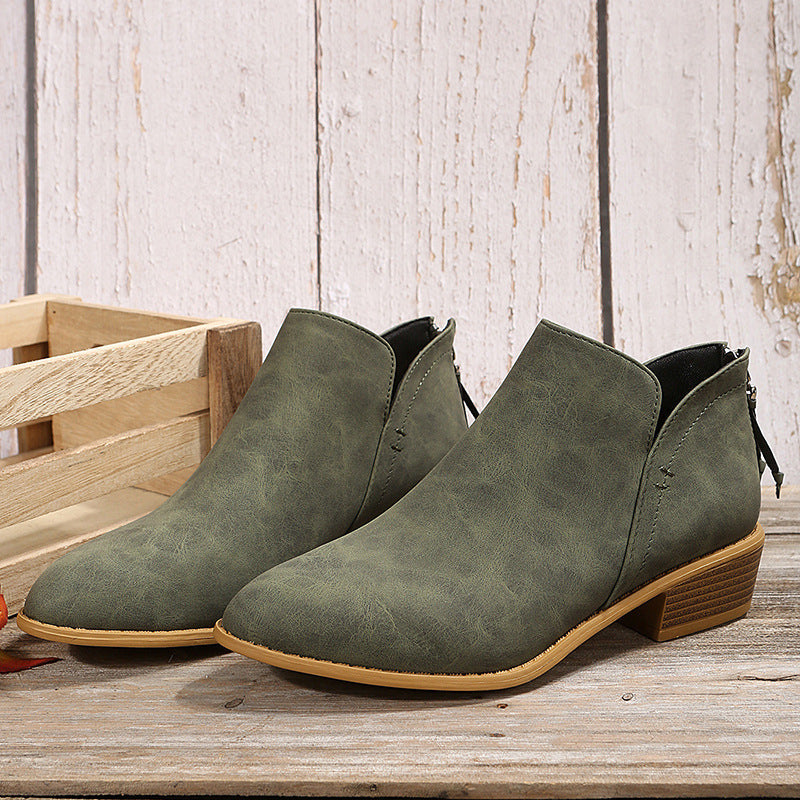 Pointed Toe Chelsea Boots Female mutualdropshopping