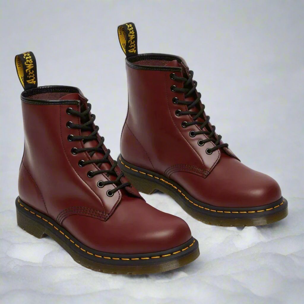 Women's Tall-Shaft Combat Boots Back Pull Loop Balanced Fit 2