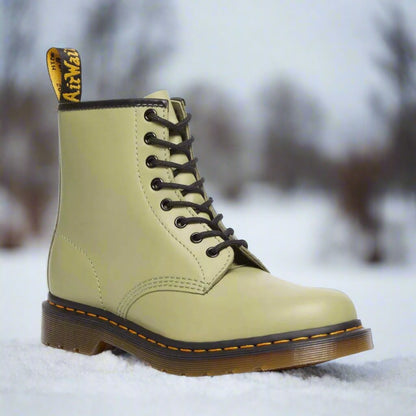 Women's Tall-Shaft Combat Boots Back Pull Loop Balanced Fit 5