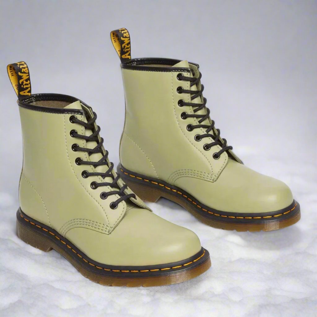 Women's Tall-Shaft Combat Boots Back Pull Loop Balanced Fit 4