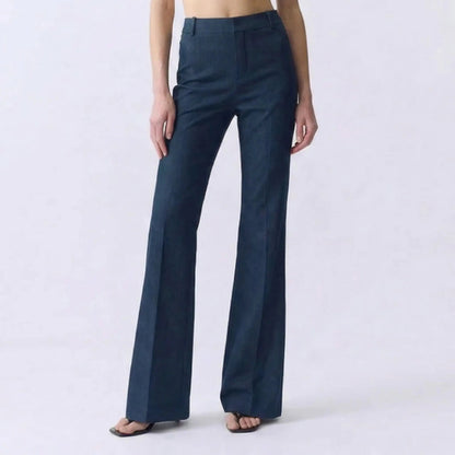 Women's High-Waist Slim-Fit Micro-Flare Bootcut Pants Edenforth
