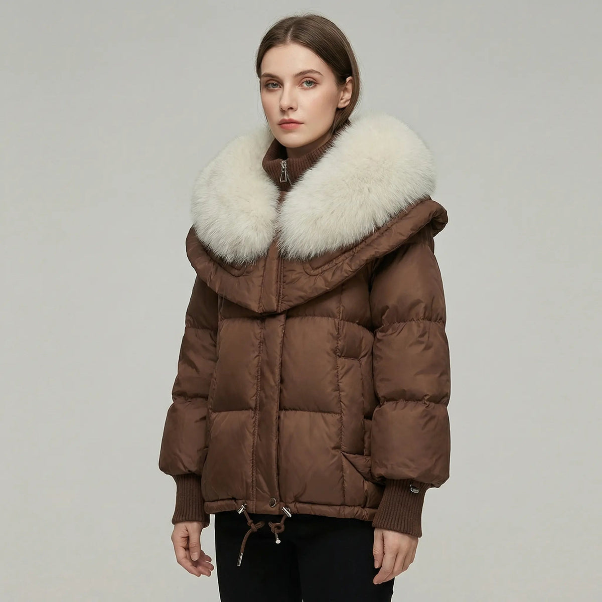 Women's Fur Collar Warm Puffer Winter Coat Edenforth