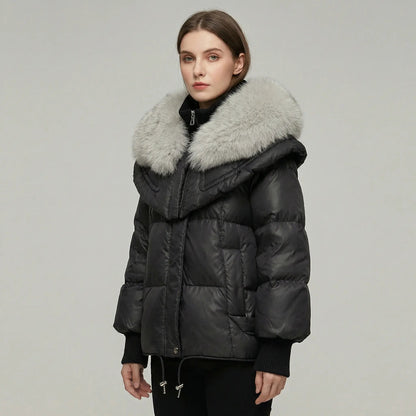 Women's Fur Collar Warm Puffer Winter Coat Edenforth