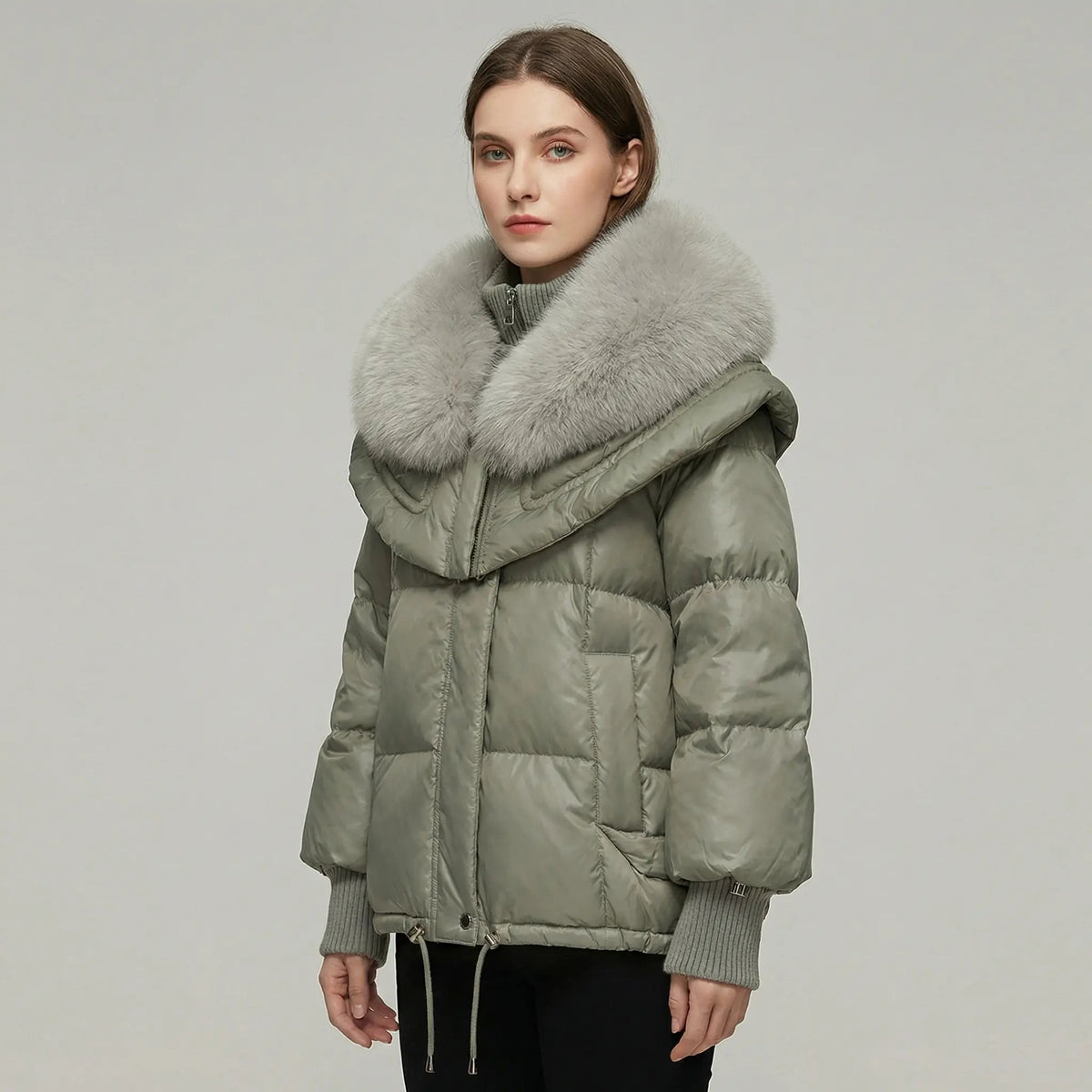 Women's Fur Collar Warm Puffer Winter Coat Edenforth