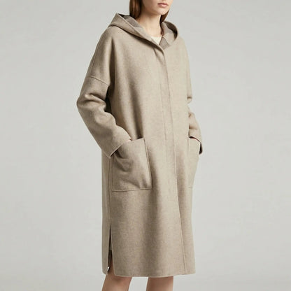 Women's Elegant Long Winter Trench Coat Edenforth