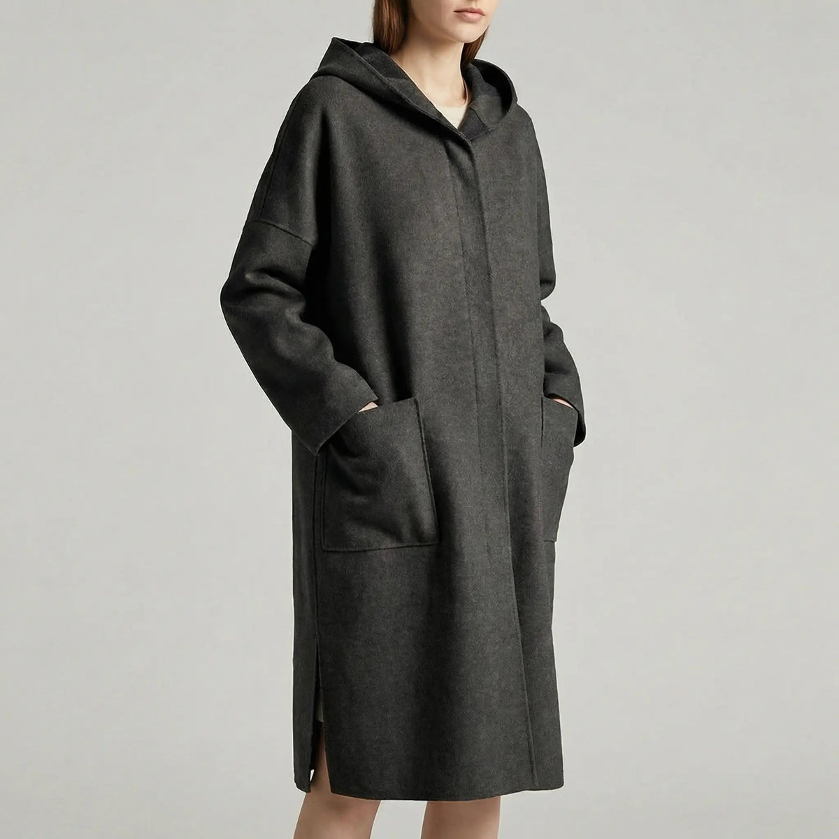 Women's Elegant Long Winter Trench Coat Edenforth