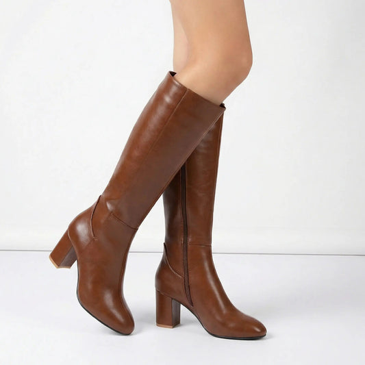 Women's High Over The Knee Elegant Martin Long Winter Boots Edenforth