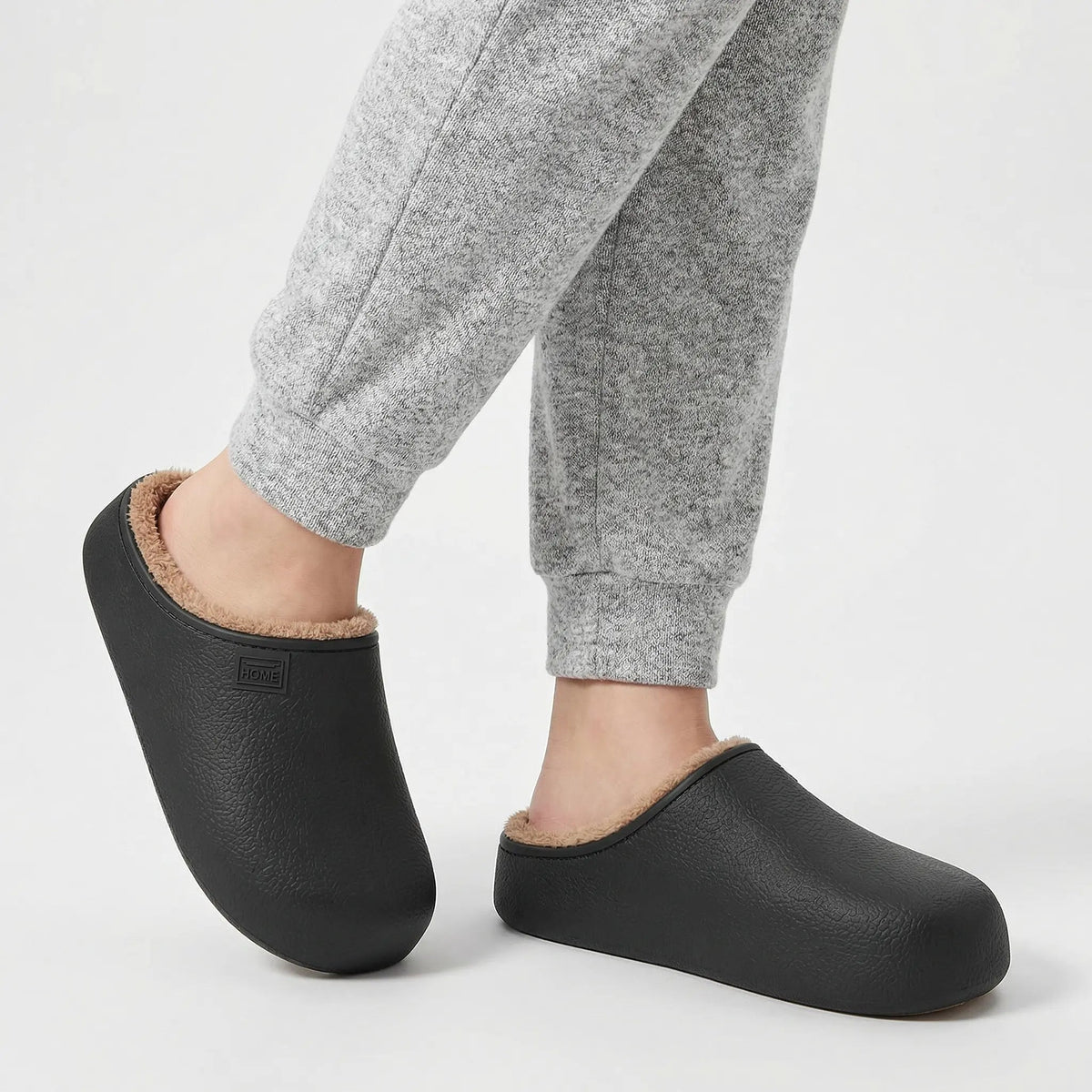 Women's Waterproof Plush Thick Sole Indoor Outdoor Slippers Winter Edenforth