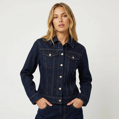 Women's Oversized Denim Loose Fit Fall Jacket Edenforth
