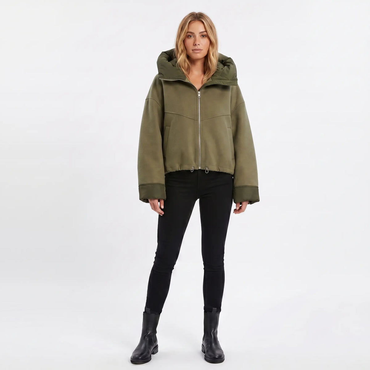 Women's Oversized Long-Sleeve Winter Coat Edenforth