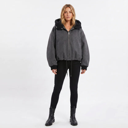 Women's Oversized Long-Sleeve Winter Coat Edenforth