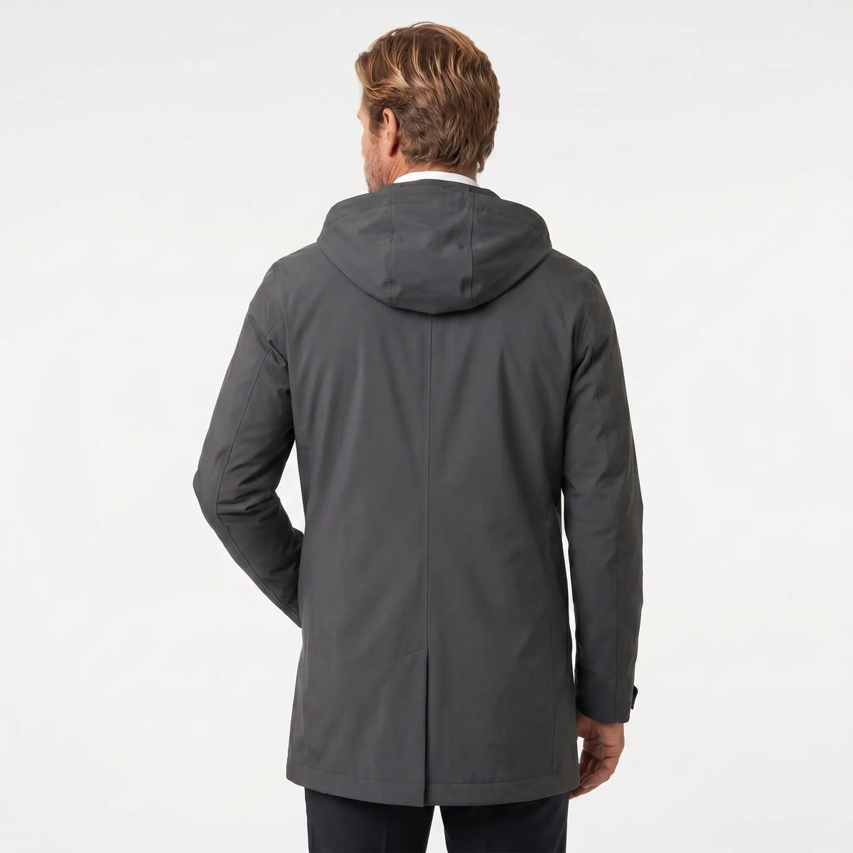 Men's Mid-Length Windbreaker and Waterproof Fall Jacket Edenforth