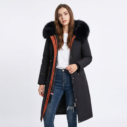 Women's Detachable Luxe Fur Winter Jacket Edenforth