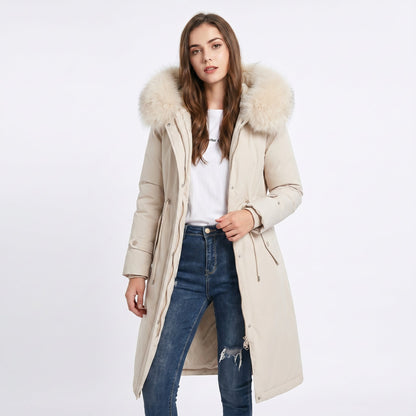 Women's Detachable Luxe Fur Winter Jacket Edenforth