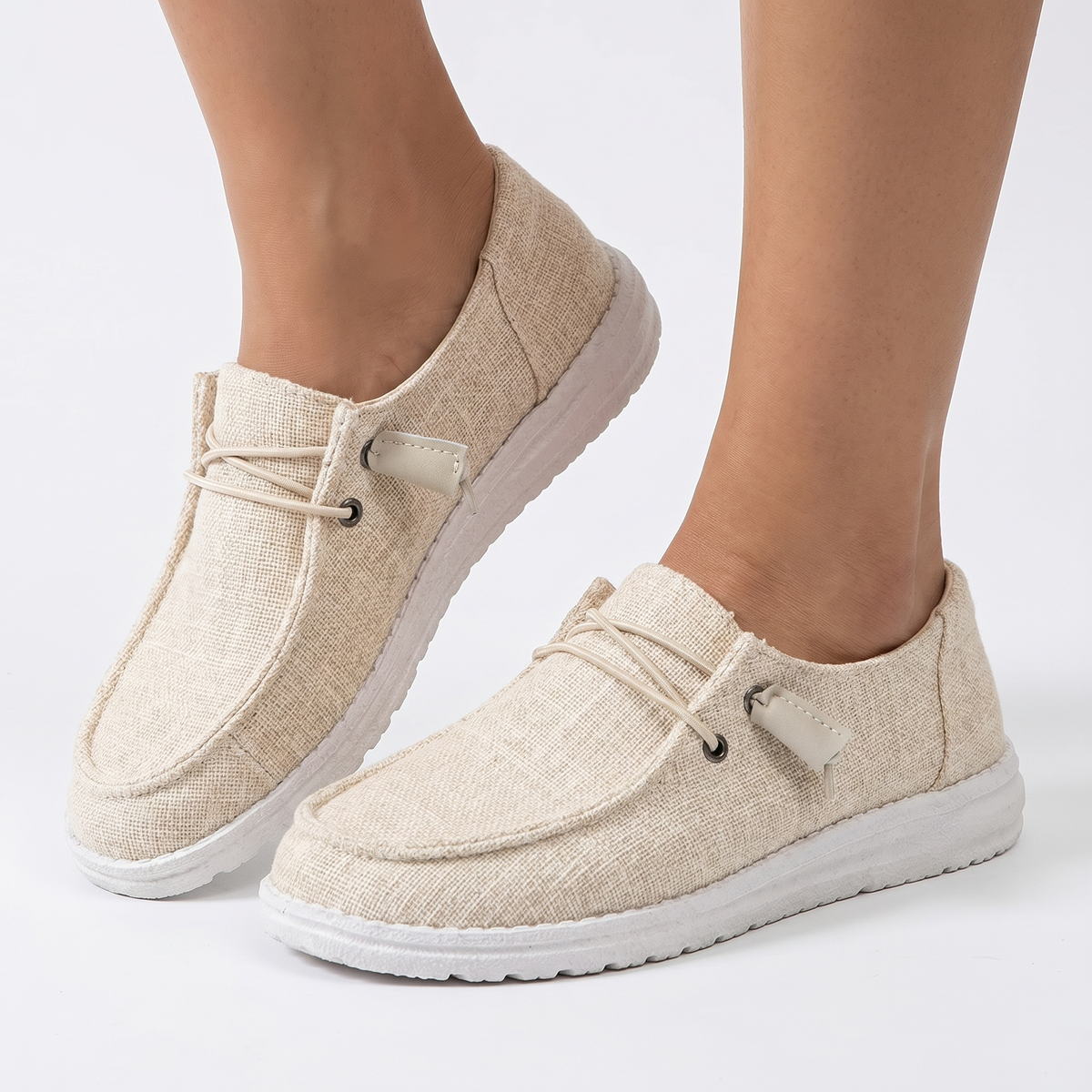 Women's Orthopaedic Knit Lace-Up Flat Sneakers Lightweight Comfort Shoes Edenforth