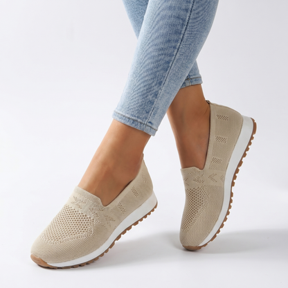 Women's Orthopaedic Knit Slip-On Sneakers Breathable Lightweight Shoes Edenforth