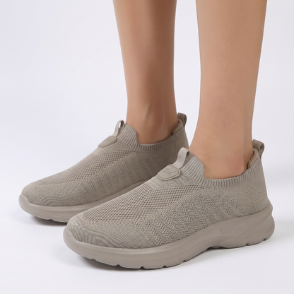 Women's Orthopaedic Sock Knit Slip-On Sneakers Lightweight Breathable Shoes Edenforth