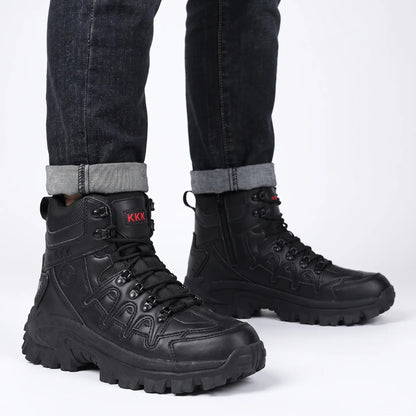 Men's Tactical Combat Lace-Up Non-Slip High-Top Hiking Boots Edenforth