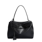 Large Black Silver (Premium Cowhide)