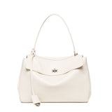 White Large Silver Buckle (High-Grade Cowhide)