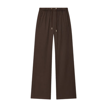 Women's Cropped Hooded Jacket and Wide-Leg Pants Set Loungewear Two-Piece Edenforth