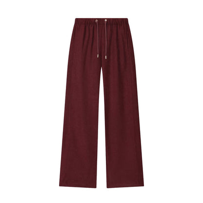 Women's Cropped Hooded Jacket and Wide-Leg Pants Set Loungewear Two-Piece Edenforth
