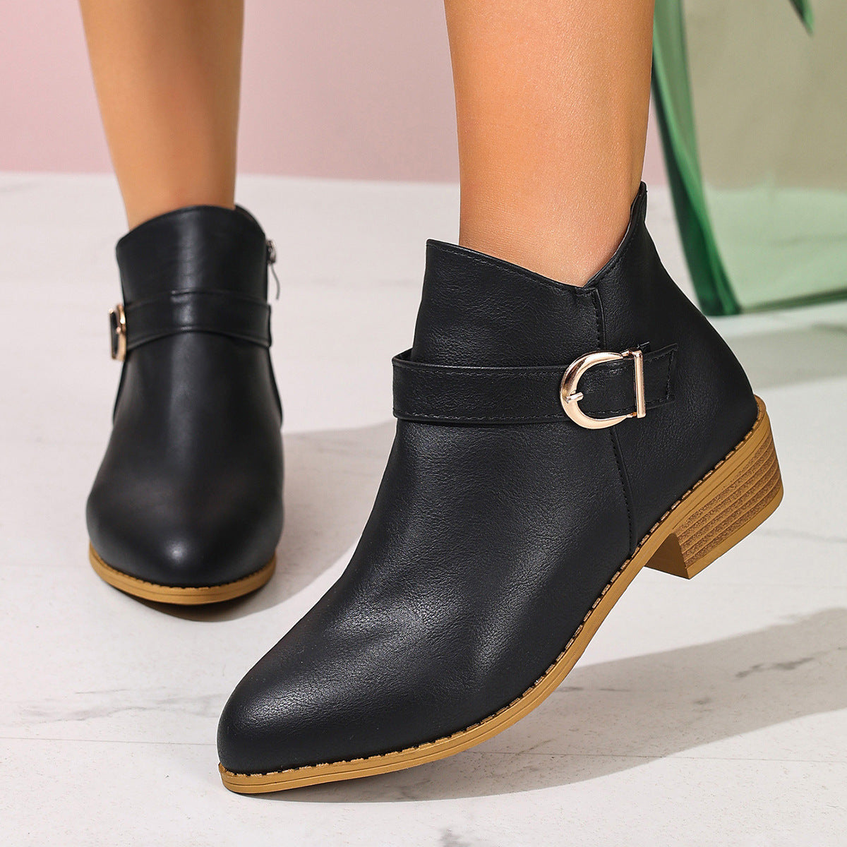 Vintage Round-Toe Martin Boots mutualdropshopping