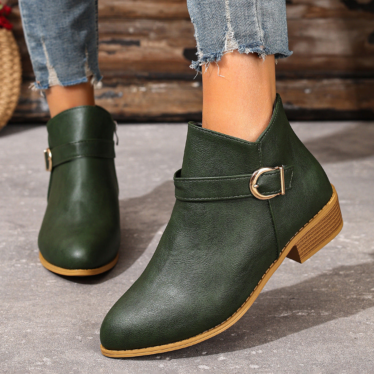 Vintage Round-Toe Martin Boots mutualdropshopping