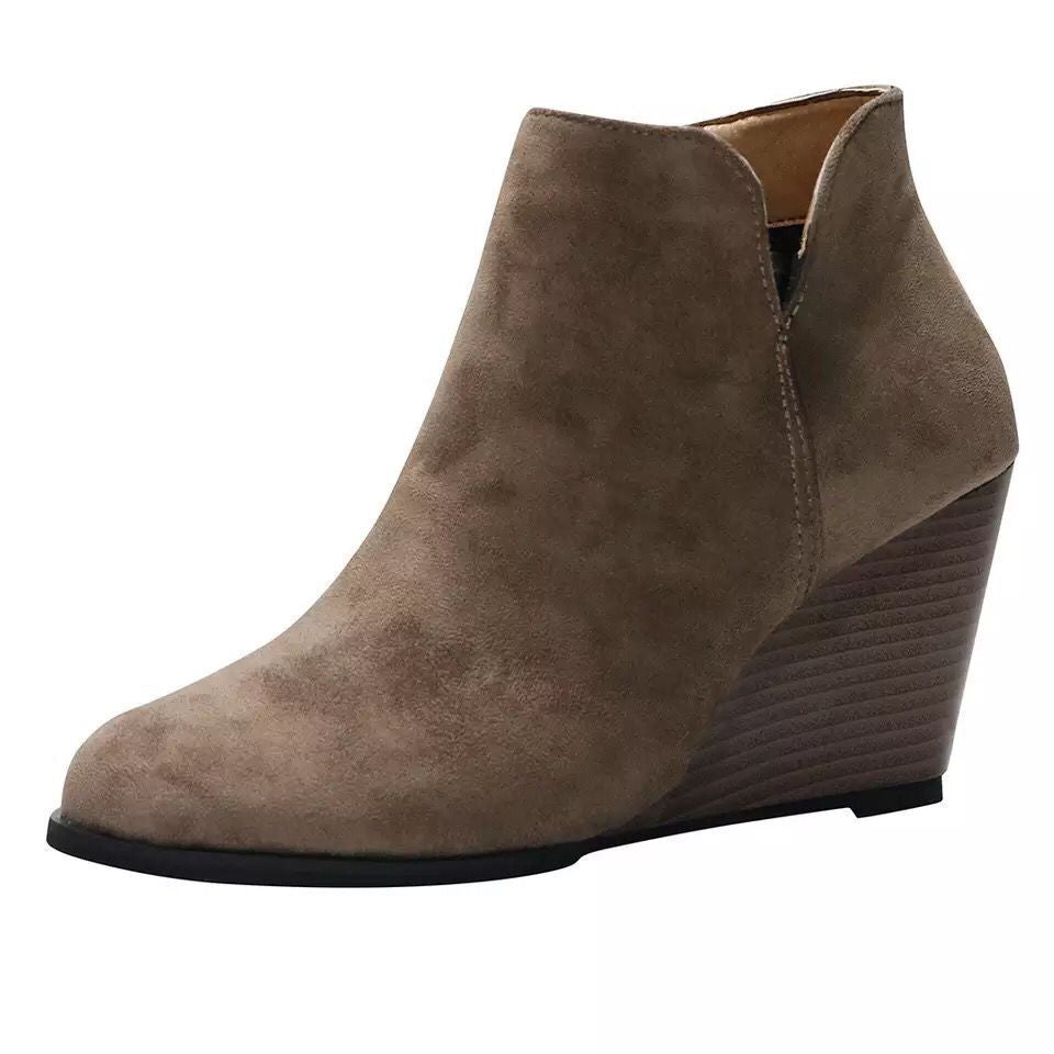 Women's Wedge Ankle Boots mutualdropshopping