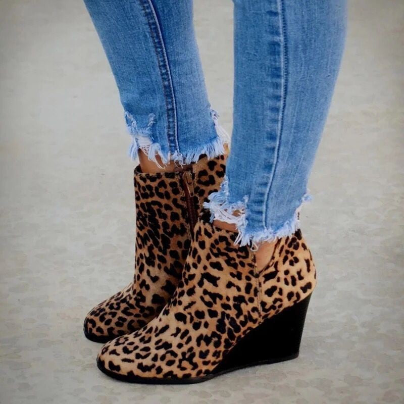 Women's Wedge Ankle Boots mutualdropshopping