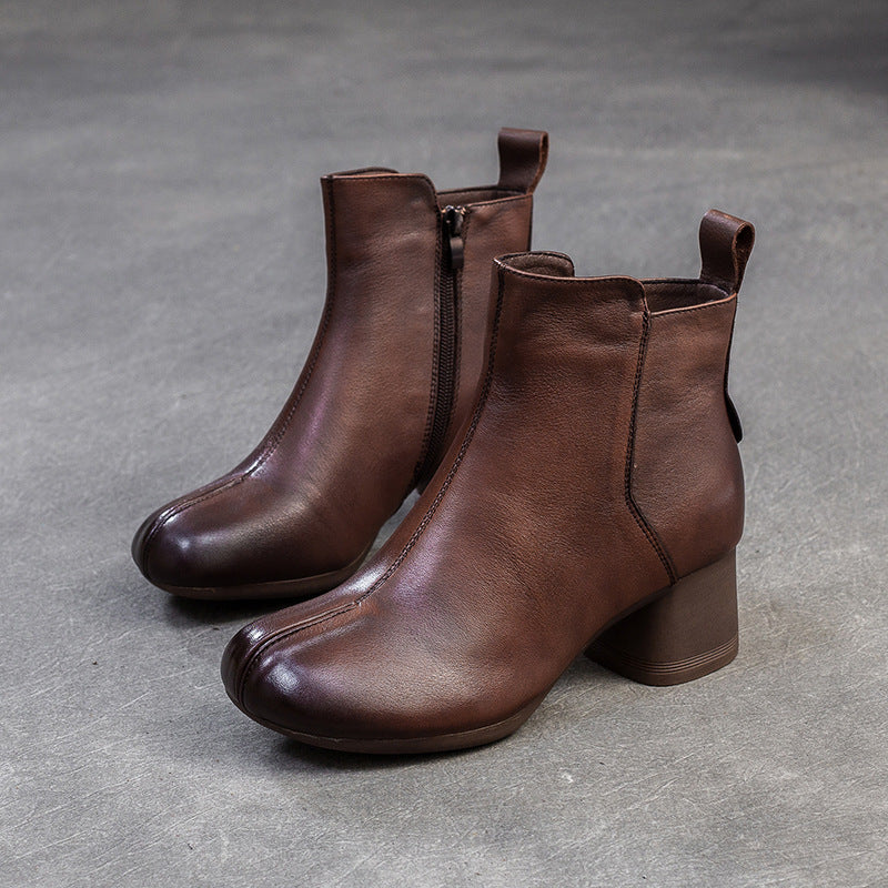 Retro Ankle Boots mutualdropshopping