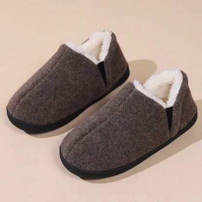 Unisex Couples Non-Slip Wool Fluffy Indoor House Slippers Edenforth